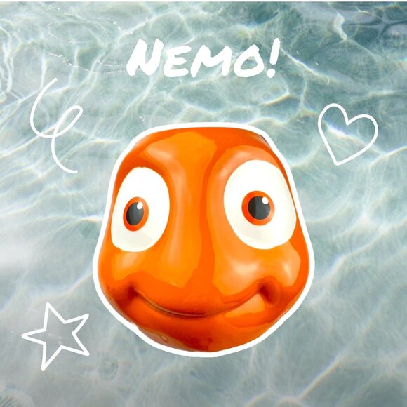 Zak Disney Pixar 3D Finding Nemo Coffee Mug Orange Clown Fish Sculptured - Picture 15 of 16